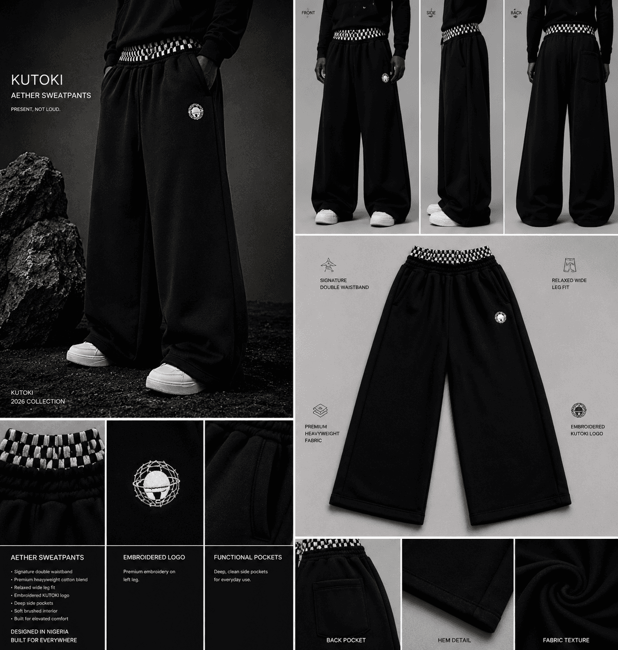 AETHER Double-Waisted Sweatpants 2